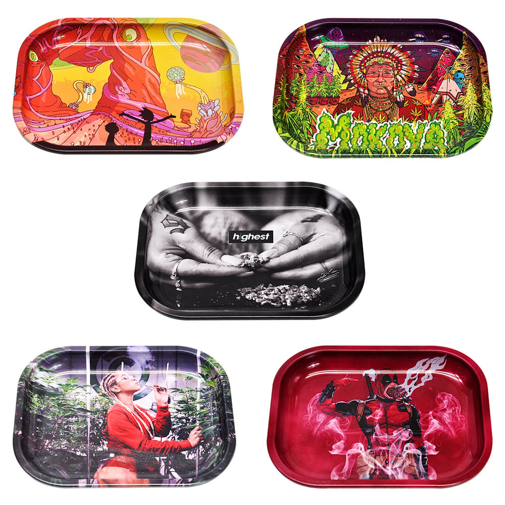 Cartoon Printed Large Cigarette Operation Tray