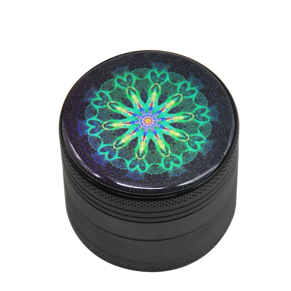 50mm Aluminum Alloy Four-Layer Smoke Grinder
